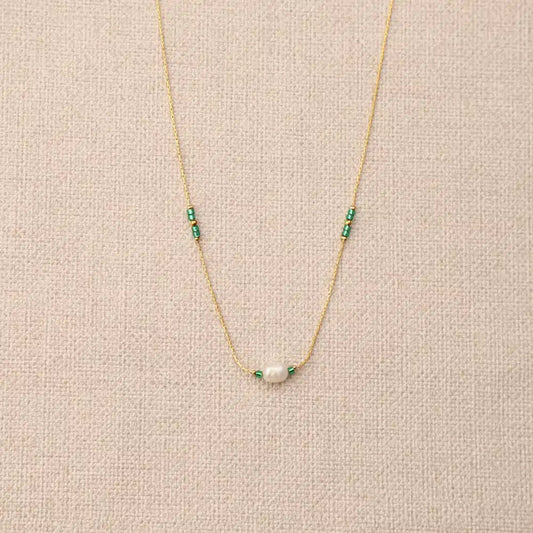 Nephis 1 pearl Miyuki bead Necklace