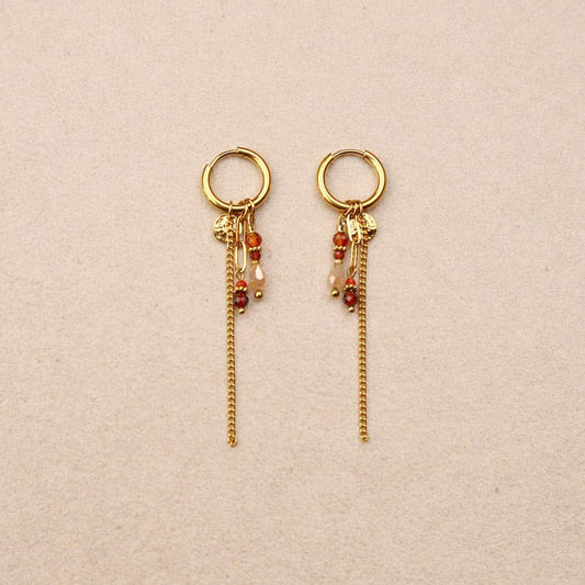 Lunéa Creole Pendants Chain Earrings