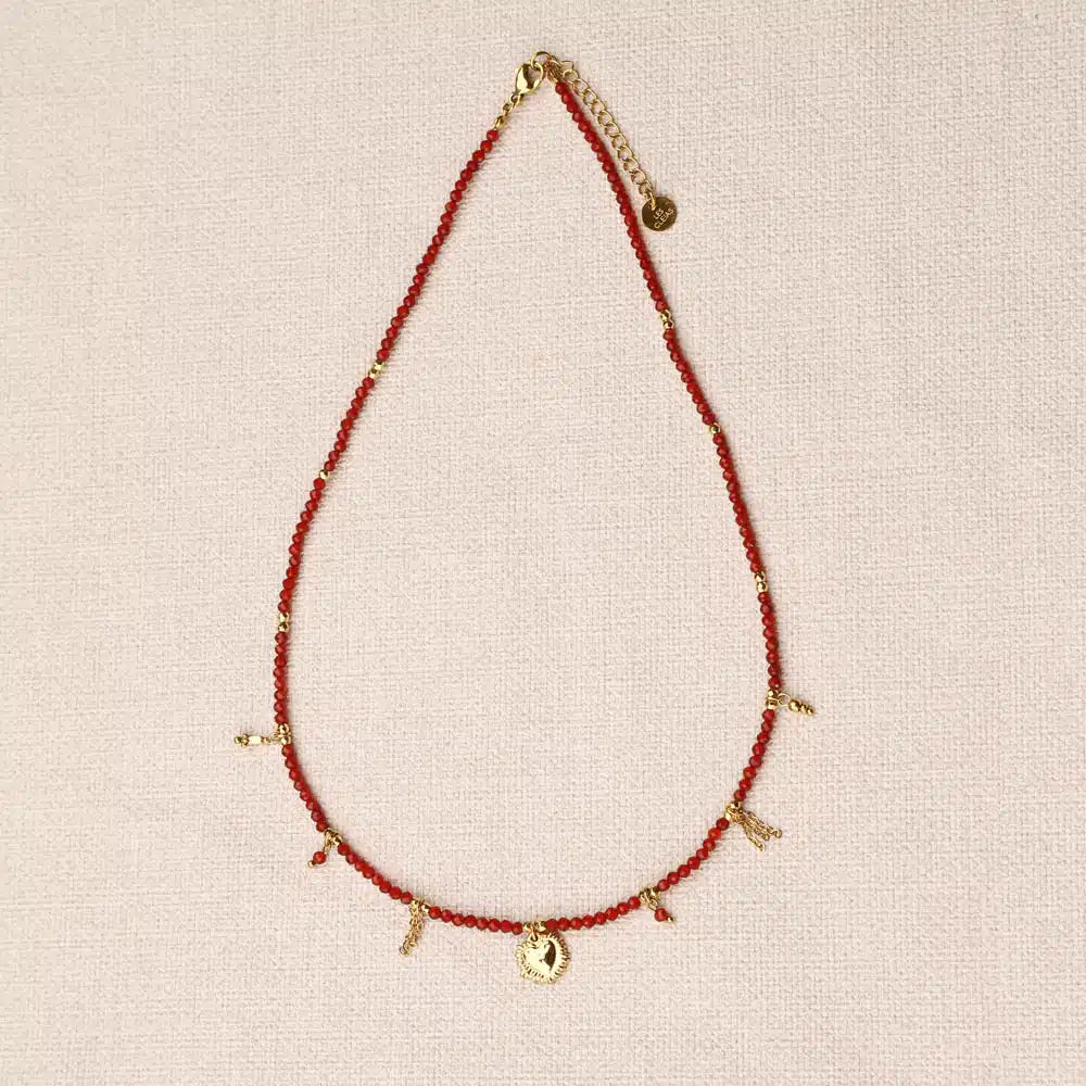 Ysalie Stones Ex-Voto Heart Necklace