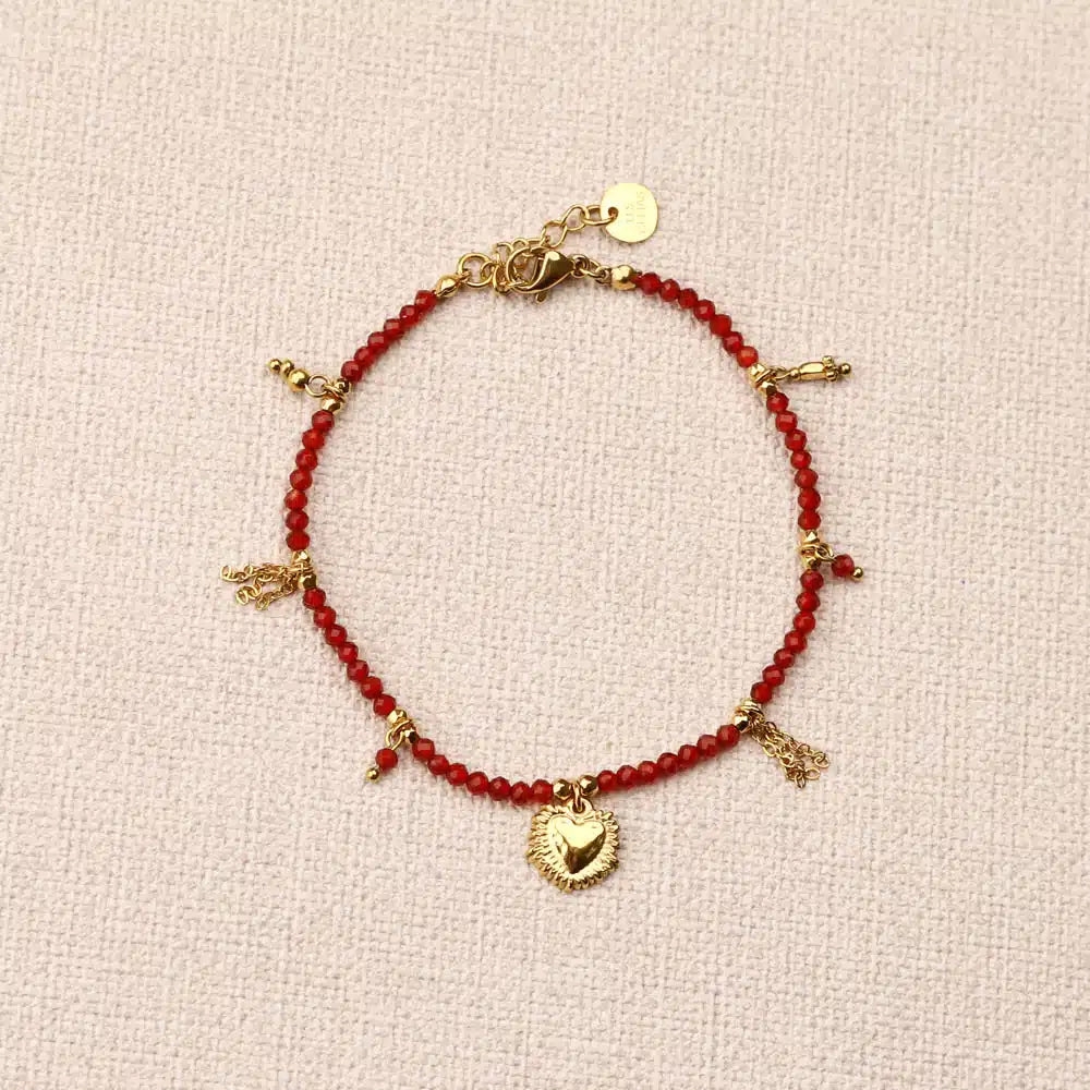 Ysalie Stones Ex-Voto Heart Bracelet
