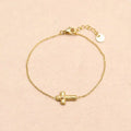 Elyss Rhinestone Cross ST bracelet
