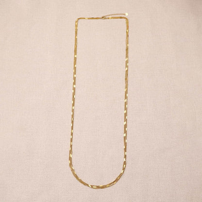 Luvia 3-Row Chain Long Necklace