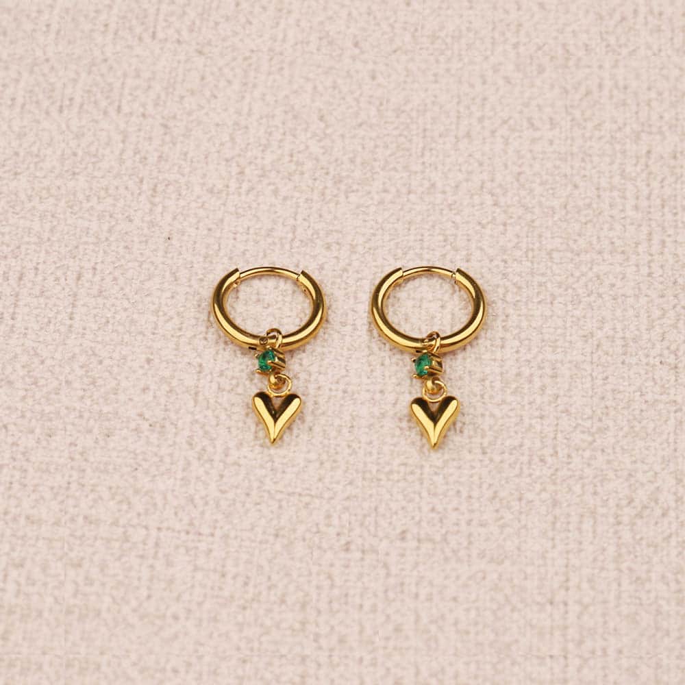 Yunae Mini Heart Earrings