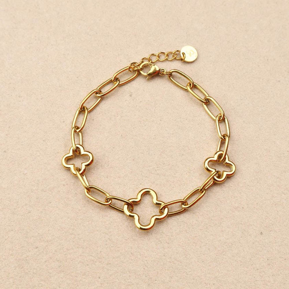 Eolia hollow clovers ST bracelet