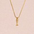 Eryph fish snake chain Necklace