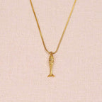 Eryph fish snake chain Necklace