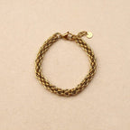 Lynea Interwoven Round-Thick Bracelet