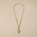 Oliviane Green Heart Necklace