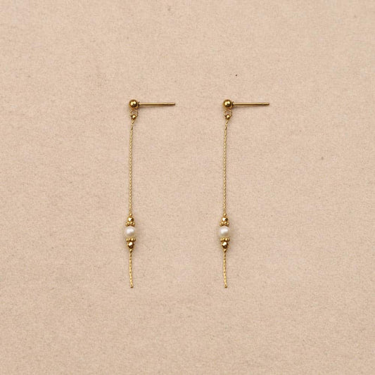 Zéliane Pearl At The Tip Earrings