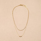 Zéliane Double-Row Pearl Necklace