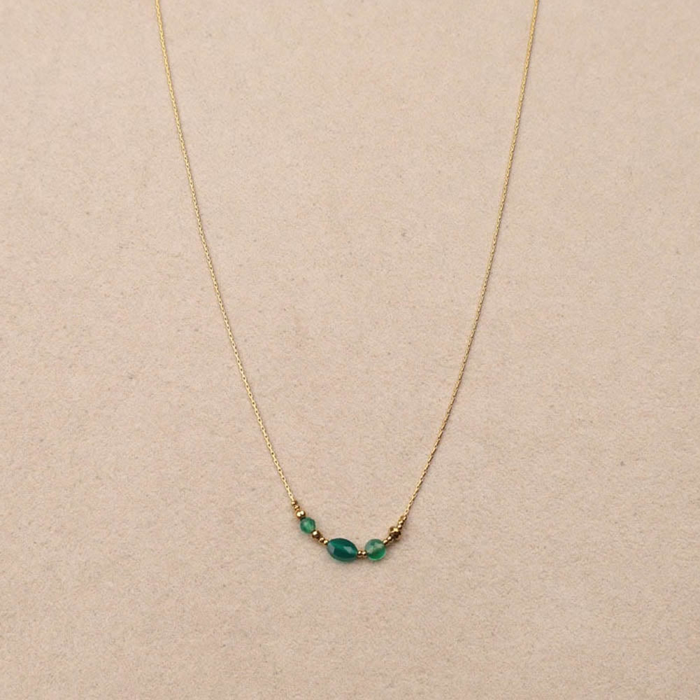 Philomene various shapes stones ST necklace