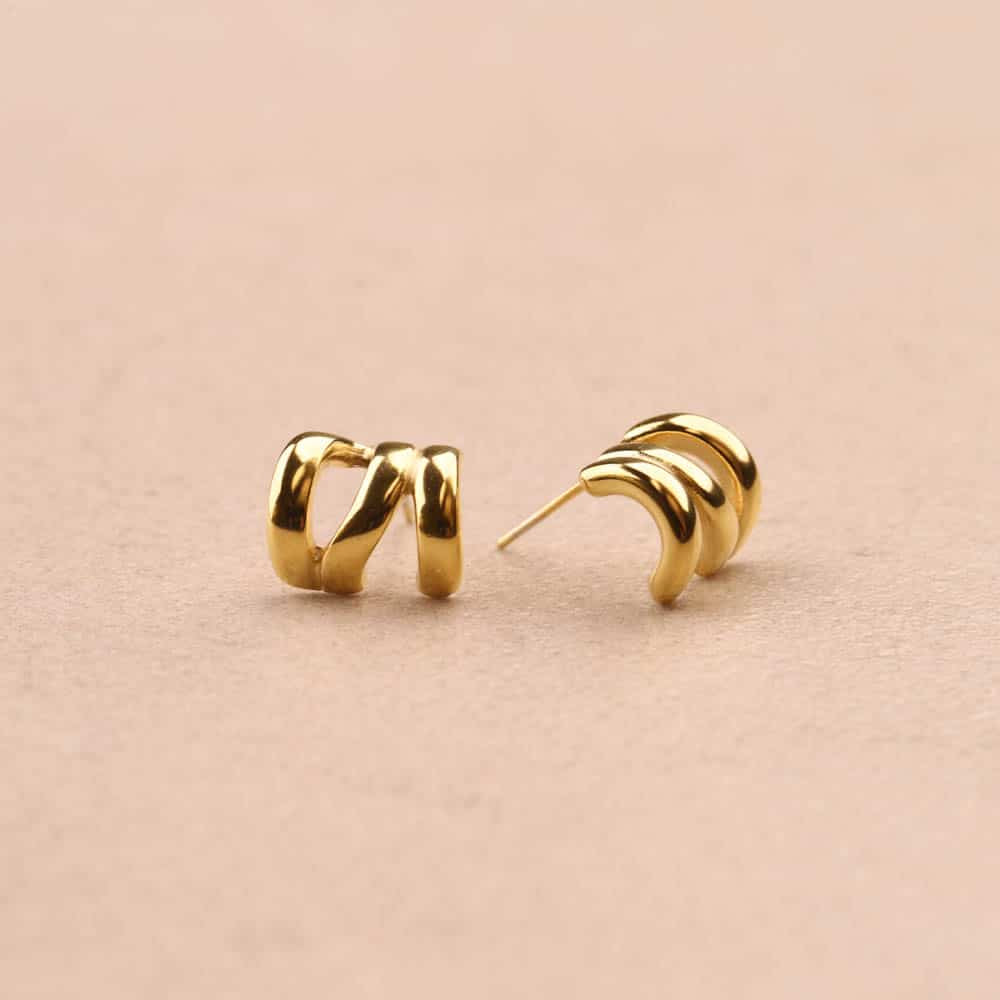 Cérina Semi-Hoops Earrings