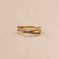 Aléssia cross zircons ST ring