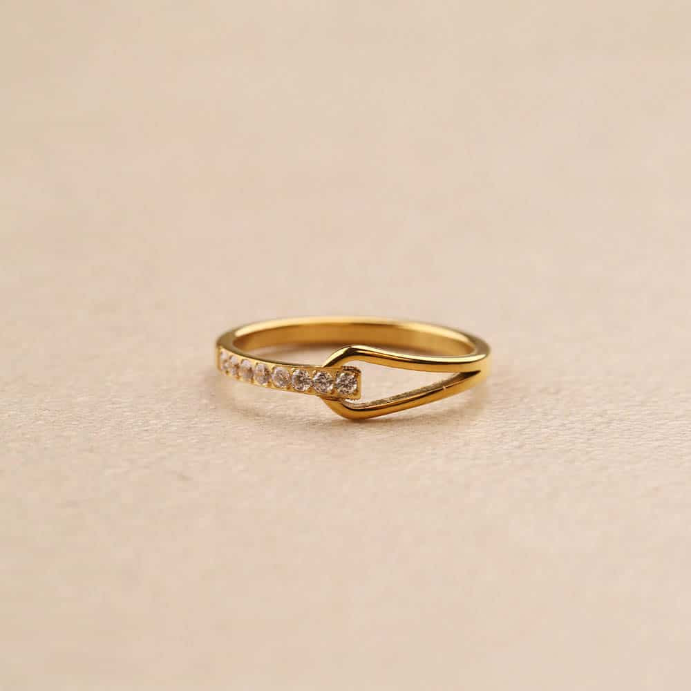 Alenyae Rhinestones Belt Ring