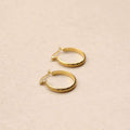 Thalys Engraving Creoles Earrings