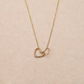 Meloe Double Heart Necklace