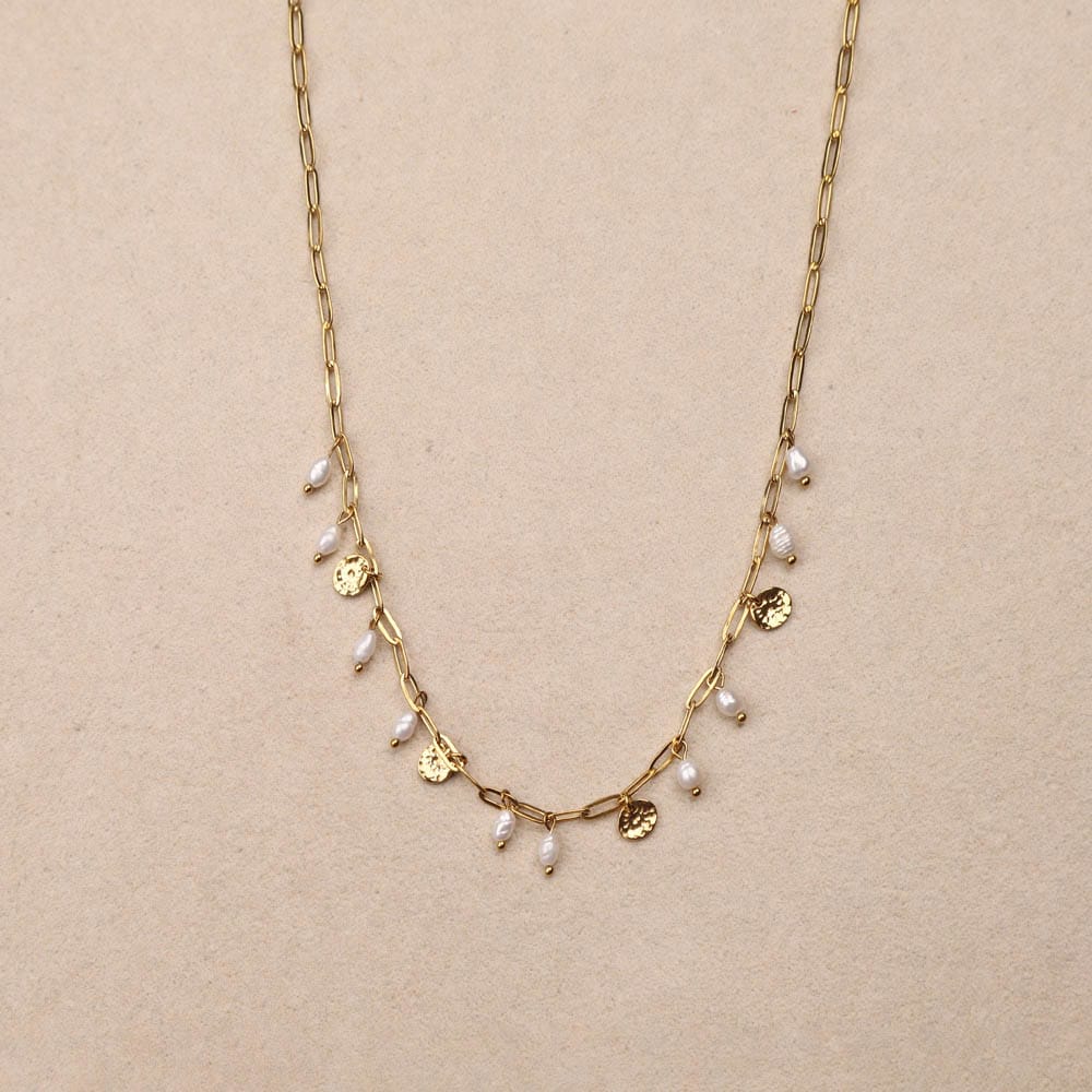 Isora Pearl Charms Necklace