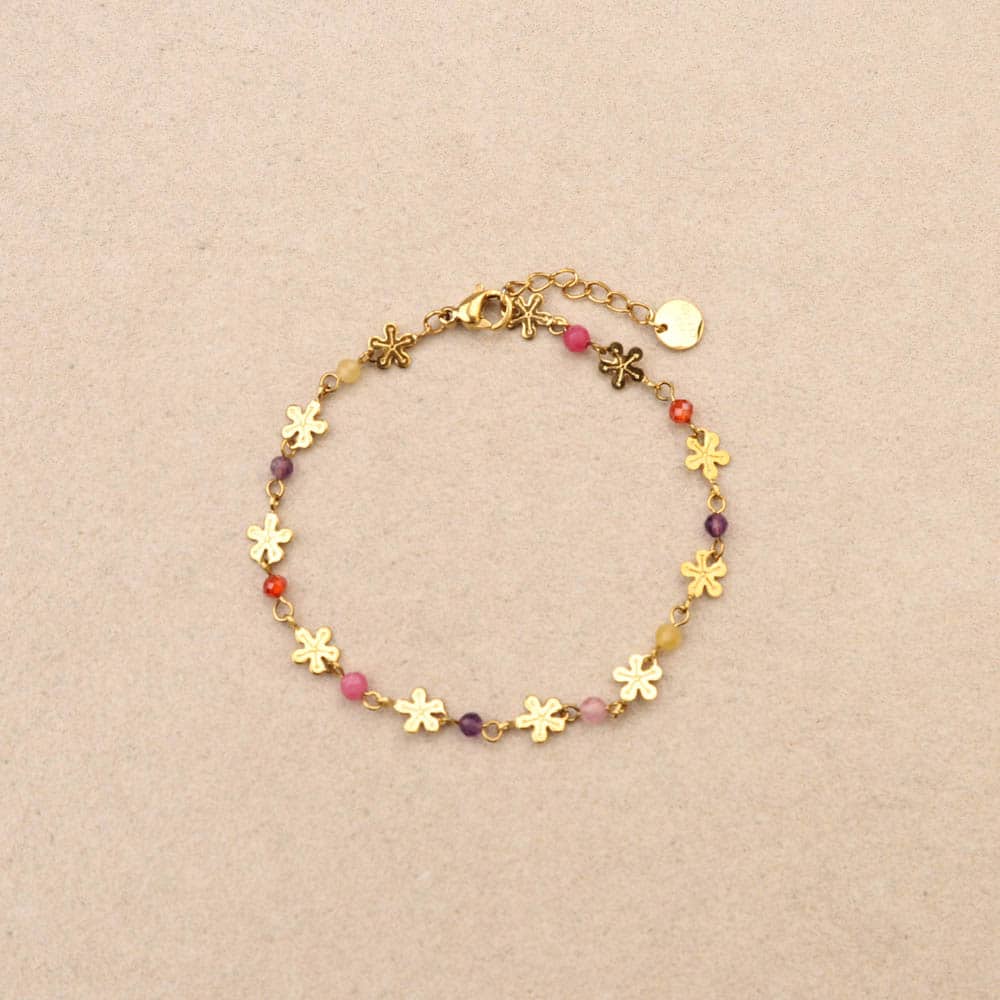 Melia Flowers Chain Bracelet