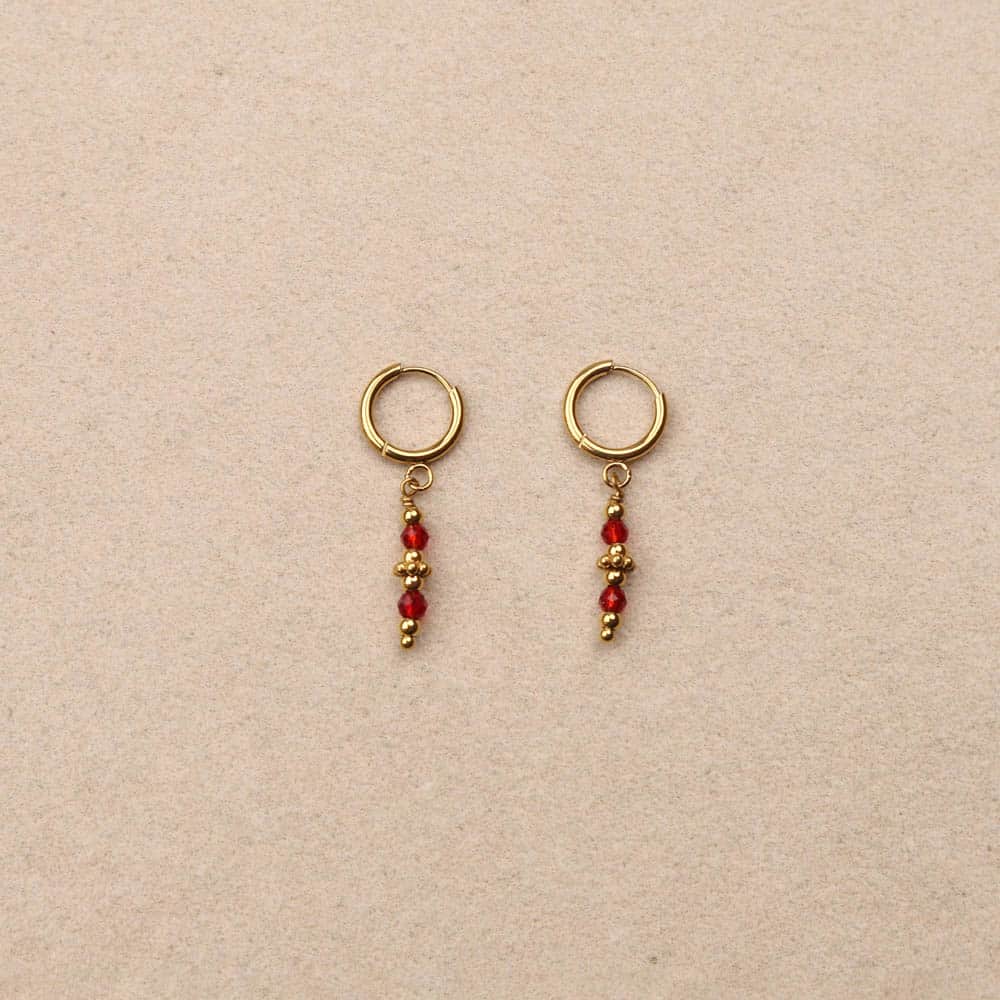 Naia Crystal Beads Earrings