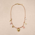 Irisa Eiffel Tower Braided Cord Necklace