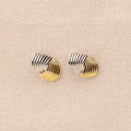 Avelys interlaced striated Earrings