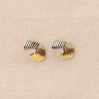Avelys interlaced striated Earrings