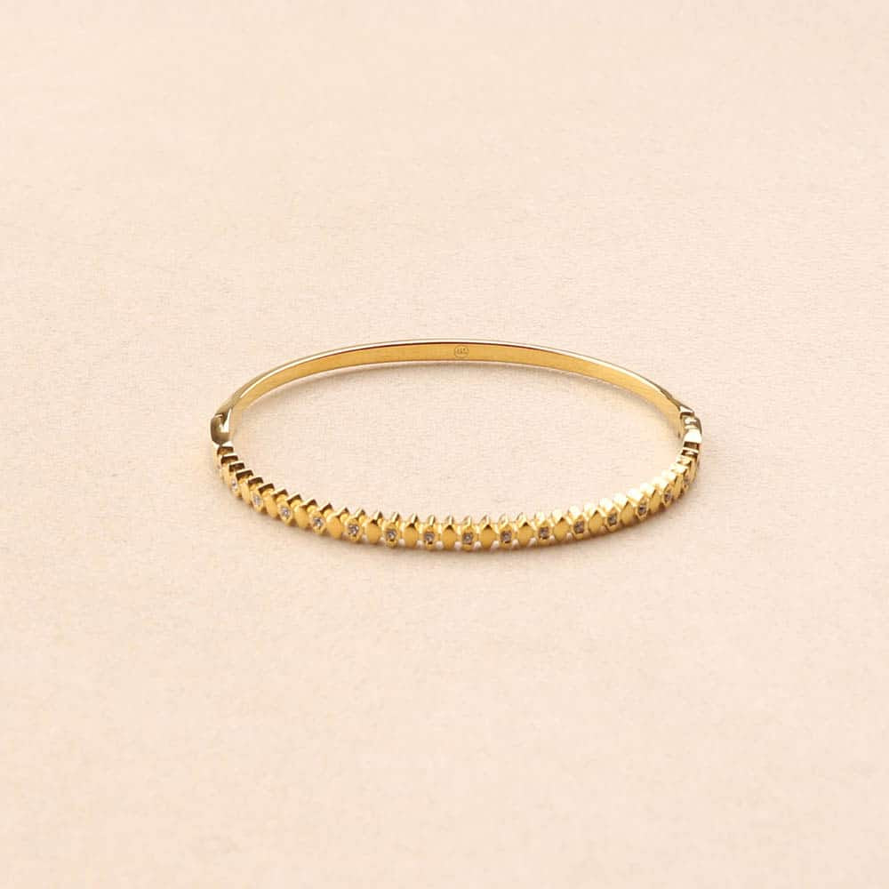Lyriel Snap Bangle – Green Lemon Atelier