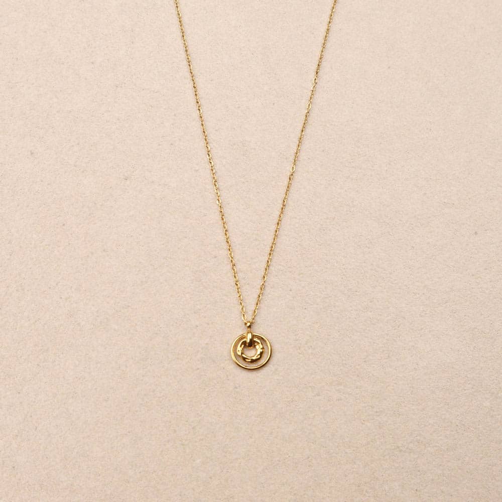 Merya 2 Small Circles Necklace