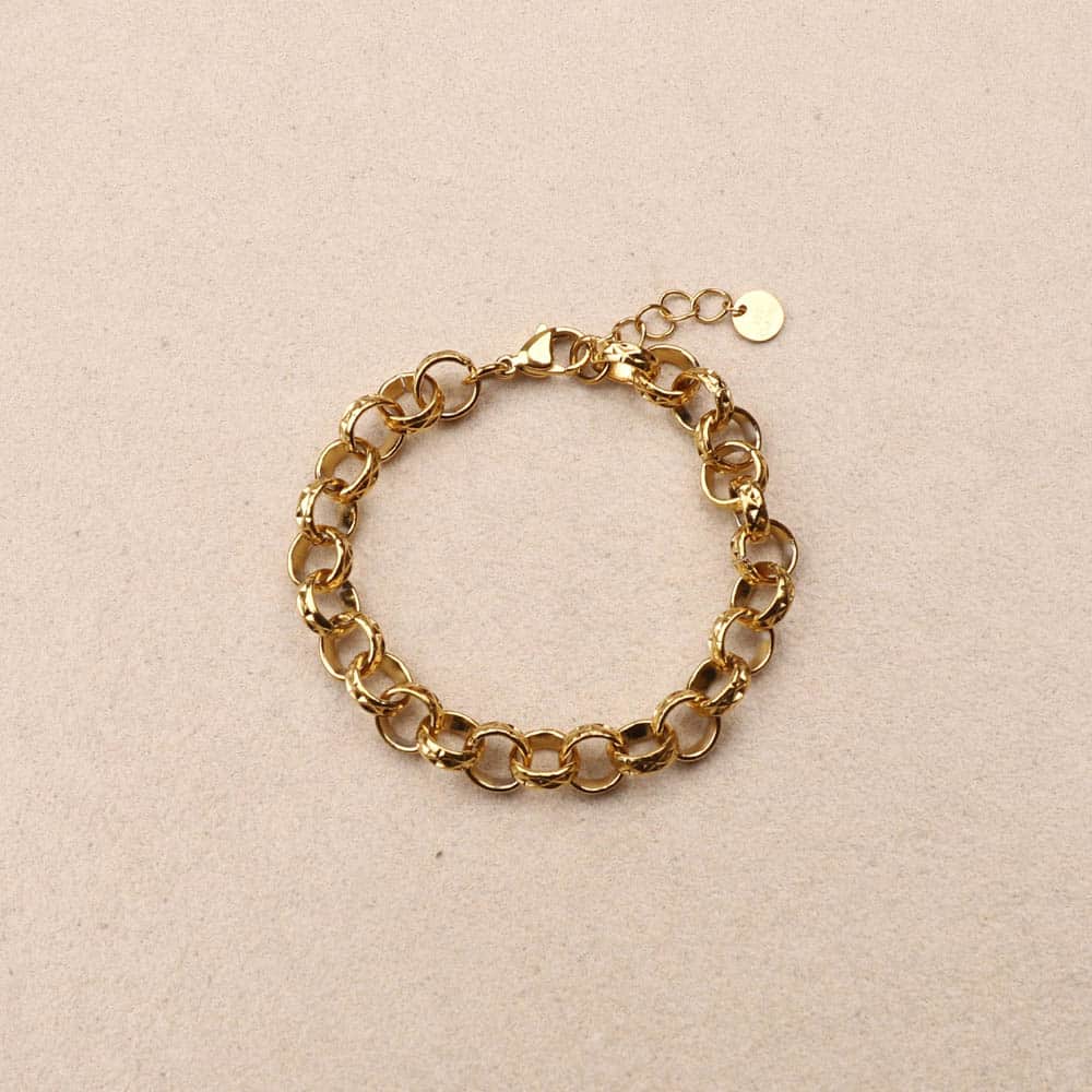 Silya Large Circular Links Bracelet