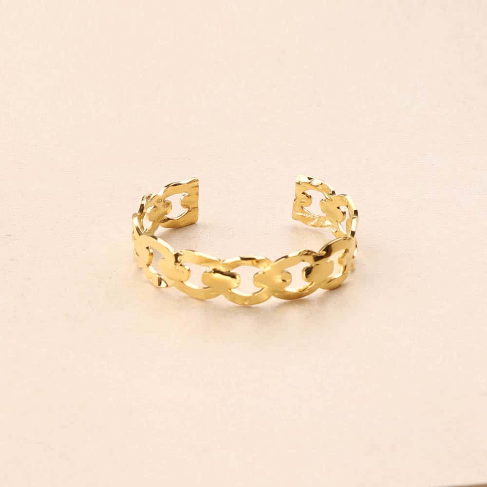 Eloria Interlace Links Bangle – Green Lemon Atelier