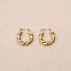 Orphelia Twisted Hoops Earrings