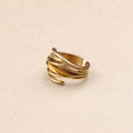 Ondinita Wide Structure Ring
