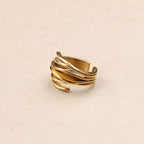 Ondinita Wide Structure Ring