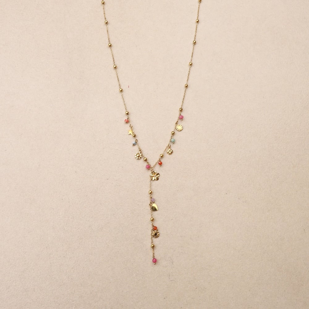 Naiade Flowers Y Long Necklace