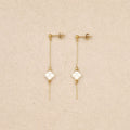 Lumine Pearly Clover Earrings