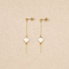 Lumine Pearly Clover Earrings