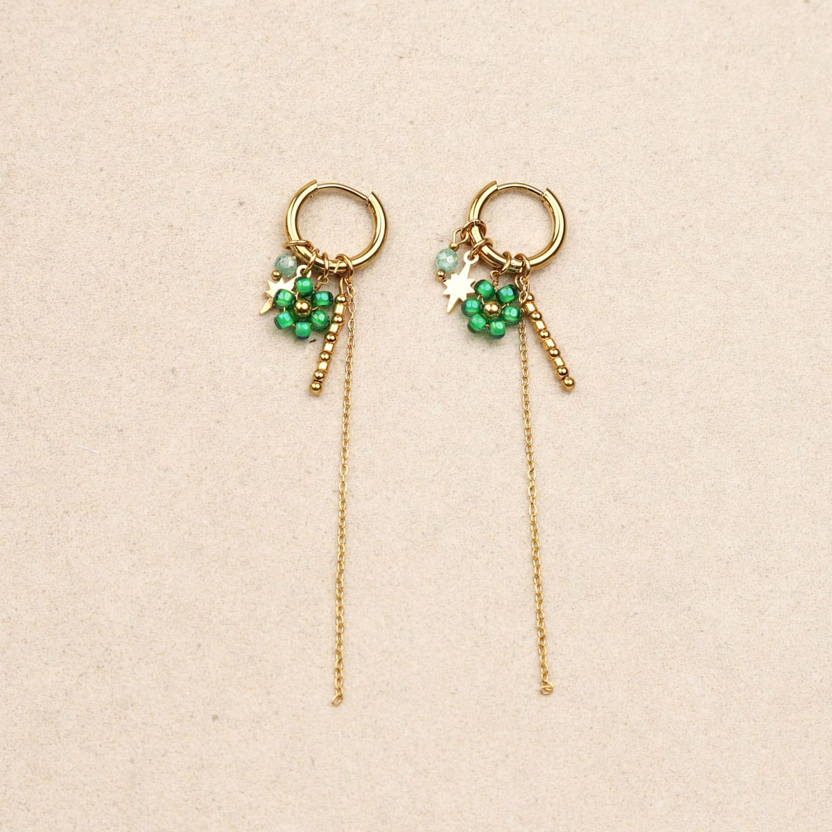 Orana Flower Chain Earrings