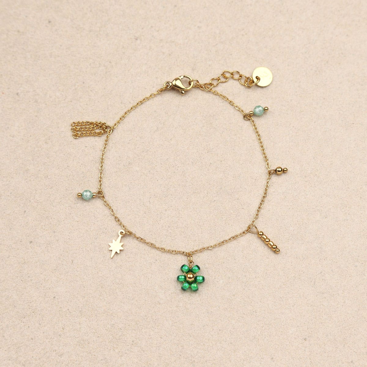 Orana Flower Beads Chain Bracelet