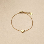 Veltia Flat Heart Bracelet