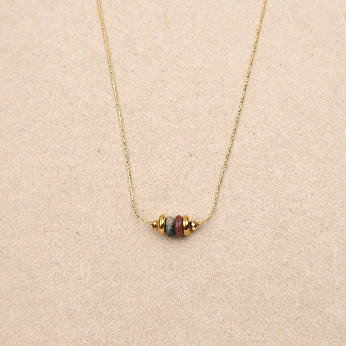 Eleora Stone Discs Necklace