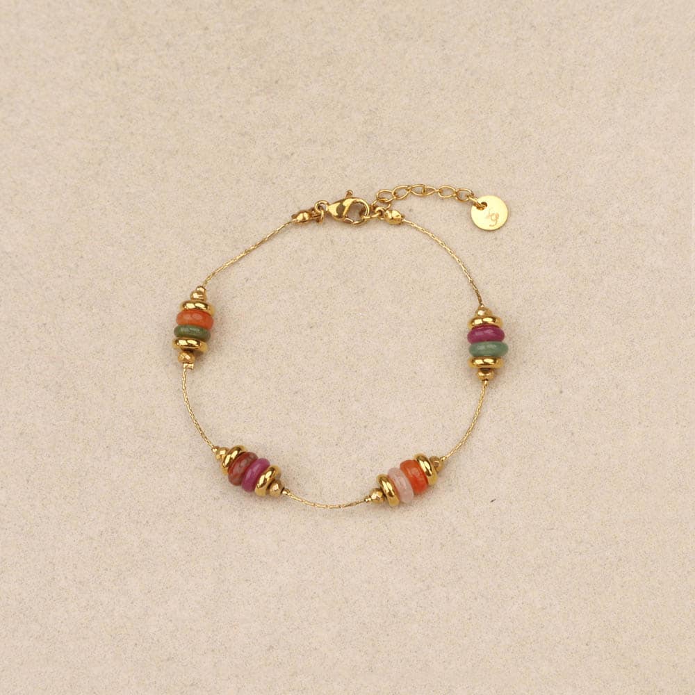 Aelis Stone Discs Bracelet