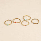 Linais Gold Beads Ring