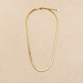 Lysima Flat Snake Necklace