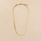 Lysima Flat Snake Necklace