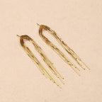 Eleora Gold Bangs Earrings