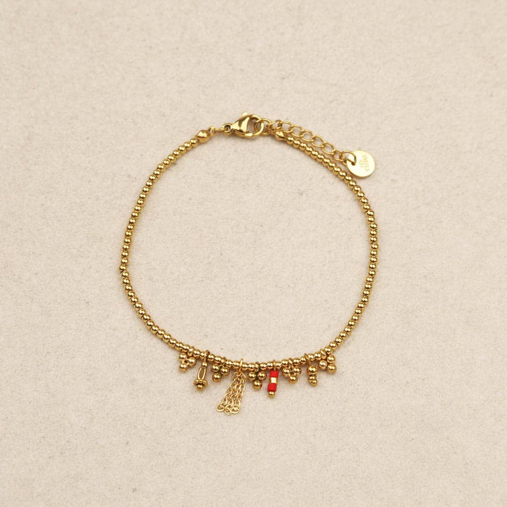 Sillya Gold Beads Bracelet