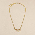Silliya Gold Beads Necklace