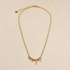 Silliya Gold Beads Necklace
