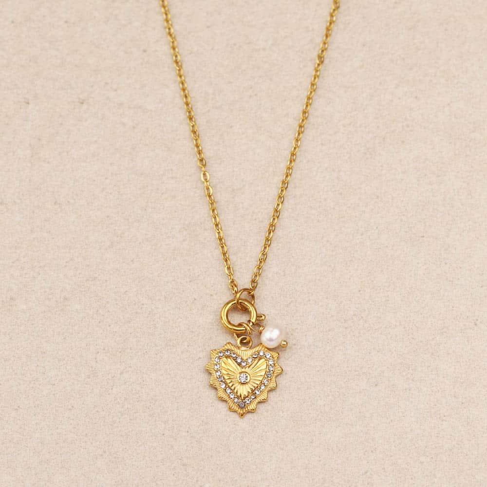 Hartea Heart Long Necklace