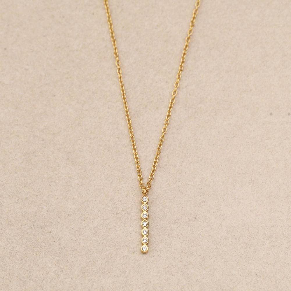 Alynn A Row Necklace